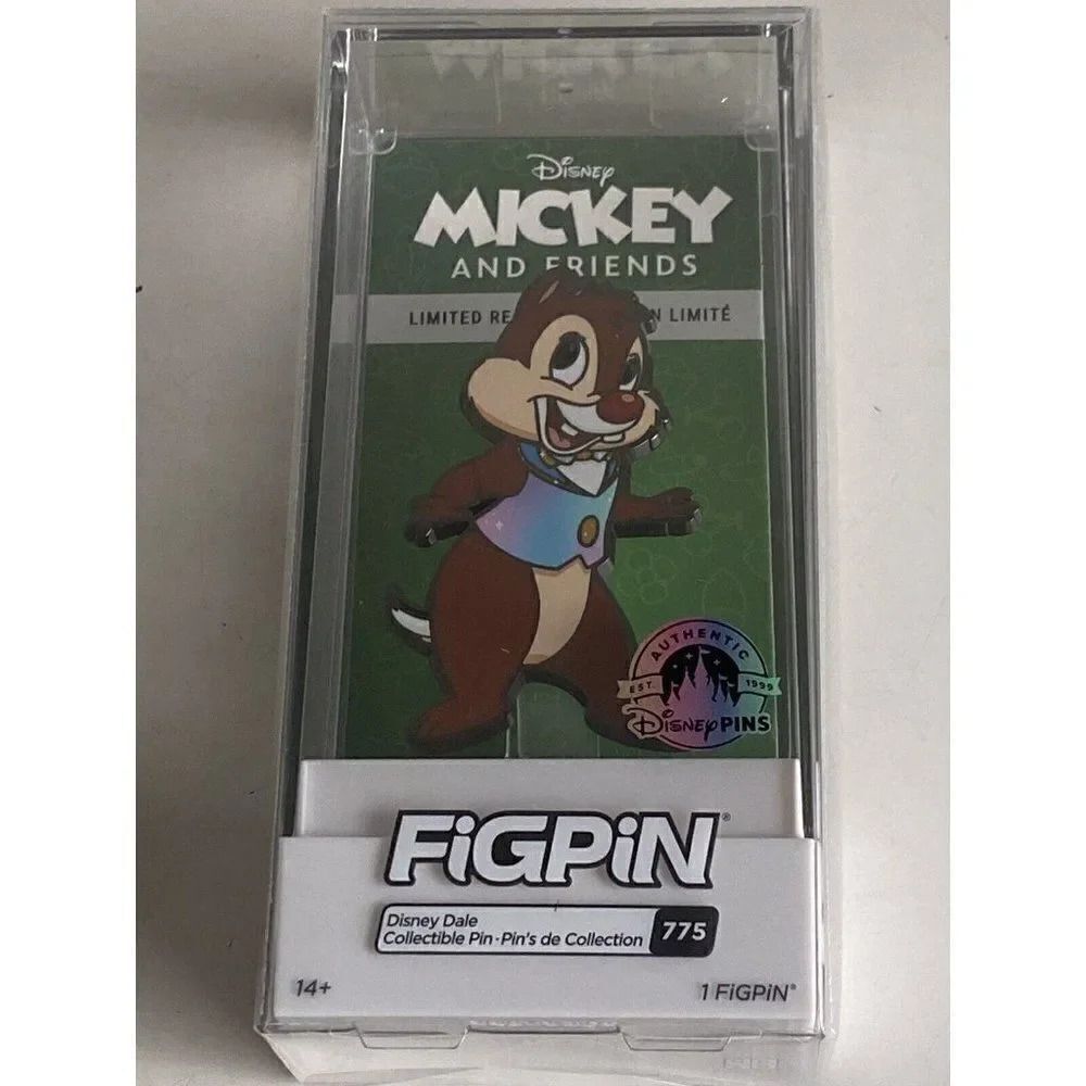 FiGPiN WDW 50th Disney Parks  2022 Dale the‎ Chipmunk LR Pin #775 NEW